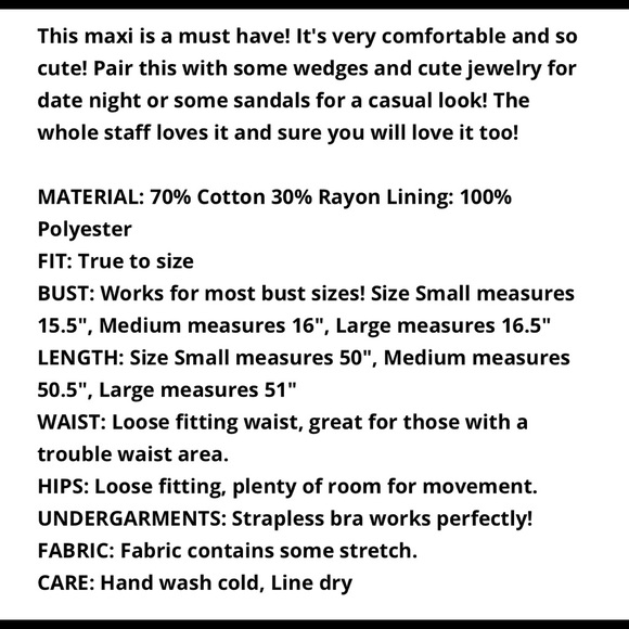 •SOLD• Navy & white striped maxi. NWT - Picture 6 of 6